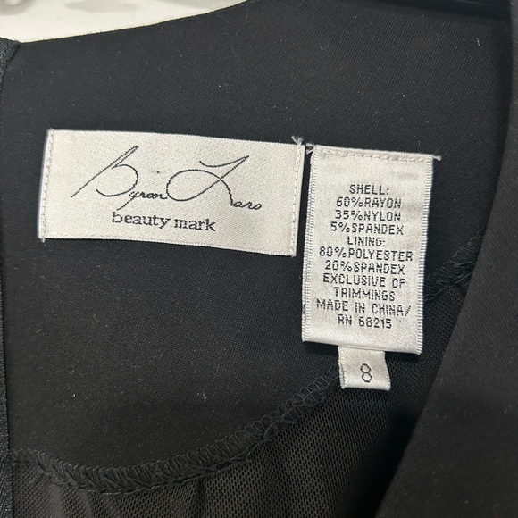 Byron Lars Beauty Mark Black Fitted Short Sleeve Blouse - Picture 2 of 3